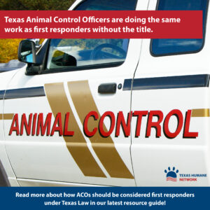 Texas Humane Network: ACOs should be first responders